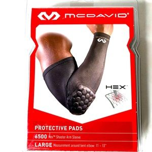 McDavid Shooter Arm Sleeve with pad • NEW • Large Black